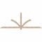 Ekena Millwork Redmond Smooth Timber Gable Bracket, Douglas Fir, 96"W x 36"H x 1 1/2"D x 3 1/2"F, 9/12 Pitch GBW096X36X0204RED00SDF - alternate 1
